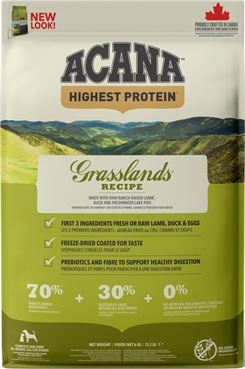 ACANA Highest Protein Dog Grasslands (lam og and) 6kg